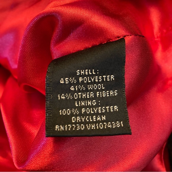 NWT Mossimo Tweed Wool Blend Grey & Black M Lined Blazer Hook Closure - Picture 6 of 9